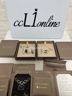 【ccL1】BVLGARI/宝格丽 慈善款项链黑陶瓷镶925银项链吊坠情侣款