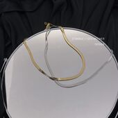 蛇骨链项链女夏季 简约ins潮冷淡风甜酷锁骨链颈链配饰