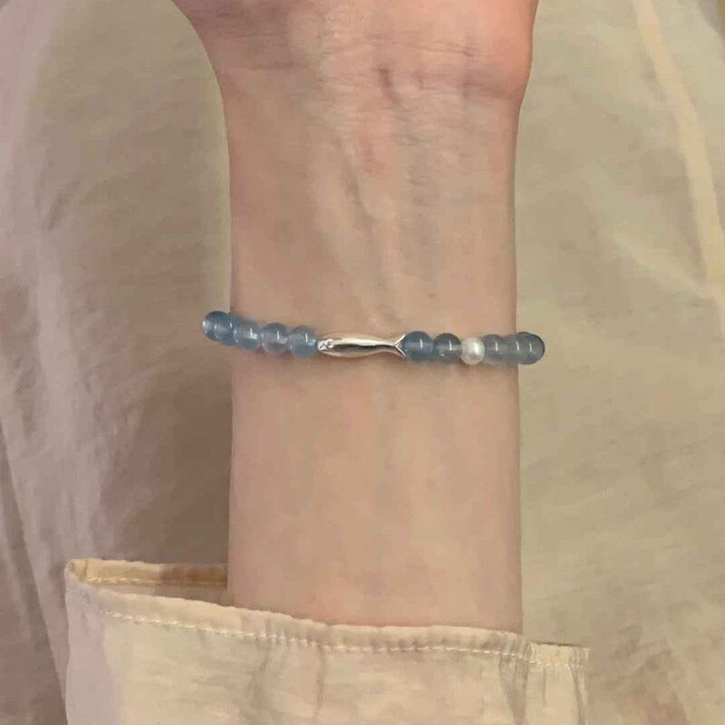 新中式年年有鱼小鱼手链设计感个性简约气质百搭手串小众女ins