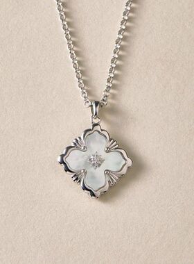 夜光吊坠青春校园ins风甜美爱发光项链蓝色闪光宇宙韩版星辰星河