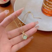 合金项链 国风春夏新款 吊坠福袋吊坠小众设计高级感闺蜜百搭配饰