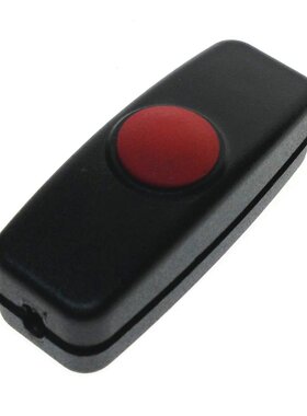 红色防水按钮DC USB床头灯具中途线上开关1.5A 250V