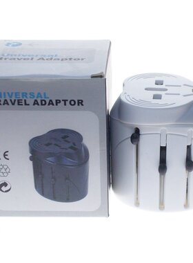 新款白色推式全球通澳标欧标国标英标美标万用转换插座内含一保险