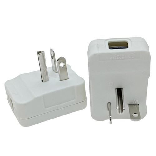 中国台湾空调220V插座延长线插头NEMA-6-20P美标T型20A自接线插头