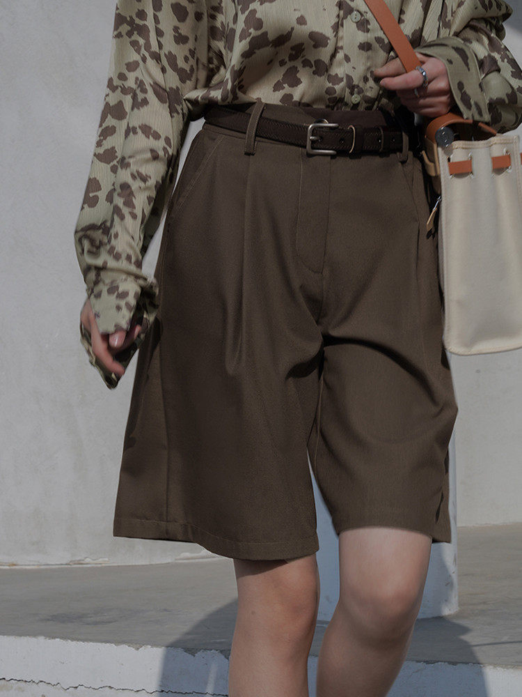 胯大腿粗大码女装肥妹妹mm秋季高腰宽松显瘦直筒A字西装短裤200斤,女装/女士精品,大码裤装,淘宝优惠券,粉丝福利购,淘宝优惠卷