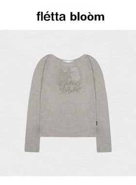 【现货】fletta bloom金智秀同款韩国星星翅膀长袖T恤打底衫女