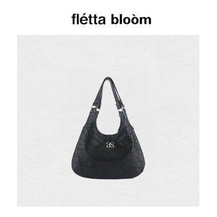 【现货】fletta bloom韩国ason小众设计刺绣月牙单肩包时尚高级感