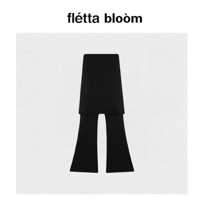 【现货】fletta bloom金智妮 2000archives假两件裙裤修身微喇裤