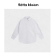 上衣 bloom韩国小众两穿蓝色条纹宽松休闲衬衫 现货 fletta