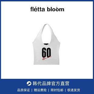 fletta bloom韩国小众Jennie辣妹露背吊带背心抹胸挂脖 现货