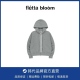 褶皱花边拼接拉链连帽卫衣外套 bloom韩国直井怜款 现货 fletta