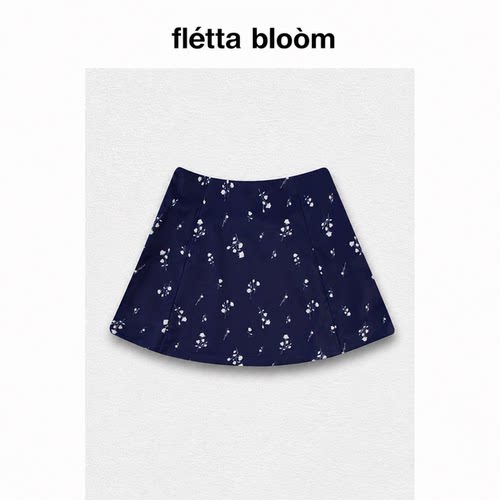 ●fletta bloom 韩国小众NOTYOURROSE碎花半身女短裙花卉显腿长
