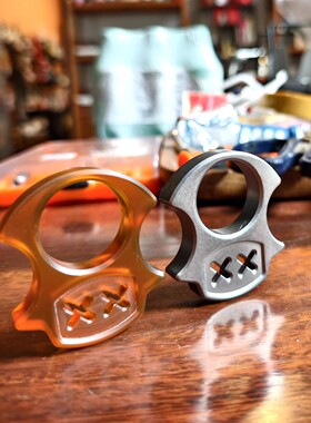 玛丽1UP续命马里奥钛合金高硬度进口ultem pei指虎扳指防身小装备