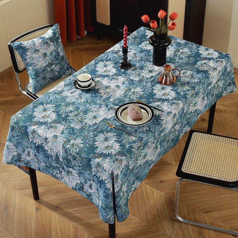 料油画提花服装diy手工布料设计师子莫奈沙发布面料包裙桌布抱枕