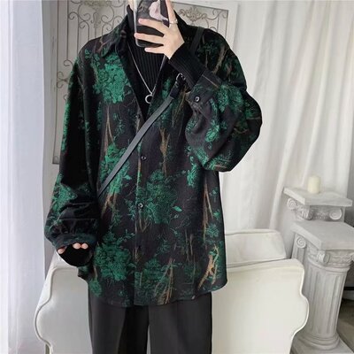 古着vintage衬衫巴洛克高级感