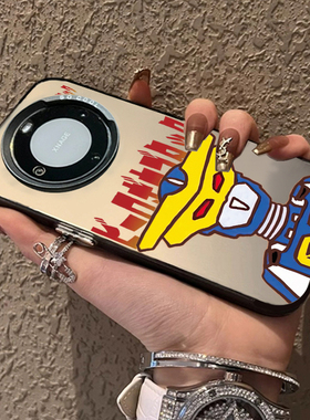 卡通动漫铁甲小宝适用华为Mate60Pro手机壳pura70保护套RS磨砂硬P50高级感40防摔30E鲨鱼辣椒+男女潮蜻蜓队长