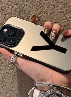 单个英文字母Y适用于OPPOFindX7Ultra手机壳6真我GT5保护套RENO11Pro小众x一加Ace2魅族21高级感A72简约V男女