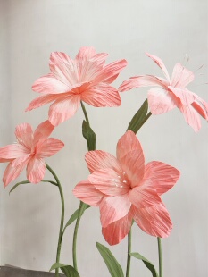 大型纸艺活动现场布置仿真花婚庆写意摄影道具婚礼装饰商业美陈