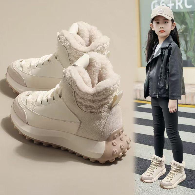 儿童雪地靴女童棉鞋中大童