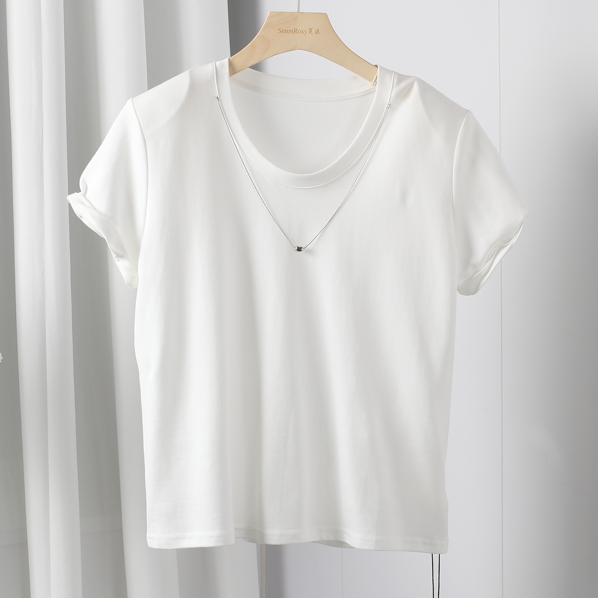 欧洲站2025夏季新款设计感T恤