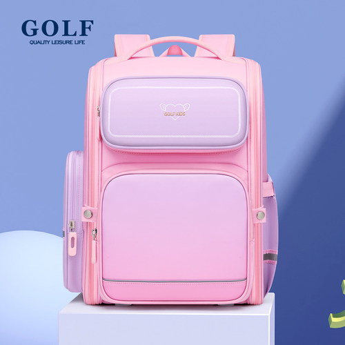 GOLF小学生书包男女孩减负护脊