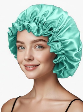 发帽产后睡觉助眠护发月子帽包头睡帽slik长发防乱发女girl cap