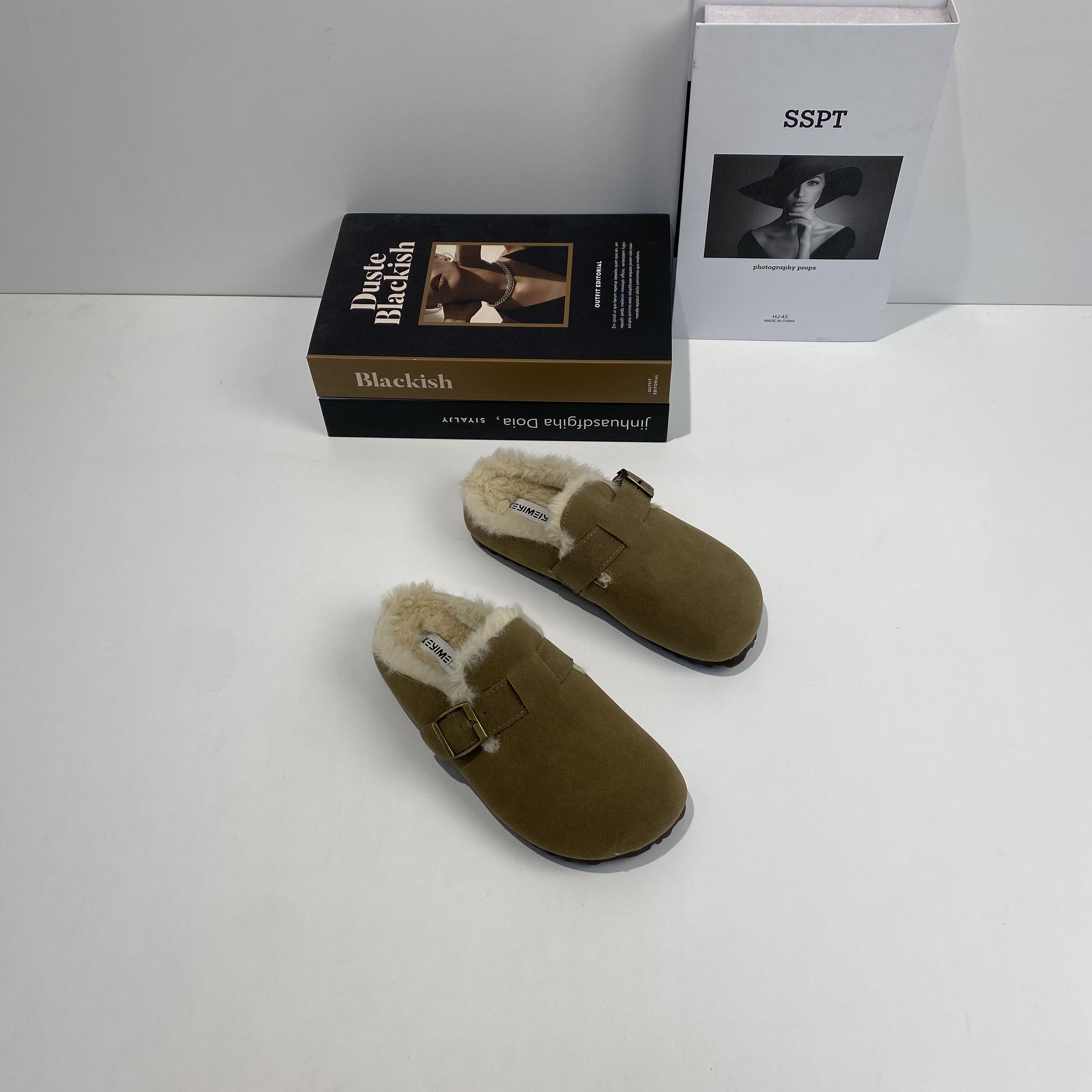 软皮2026年新款冬季保暖厚毛皮毛一体厚底毛毛鞋女外穿包头半拖鞋,女鞋,勃肯鞋/软木鞋,淘宝优惠券,粉丝福利购,淘宝优惠卷