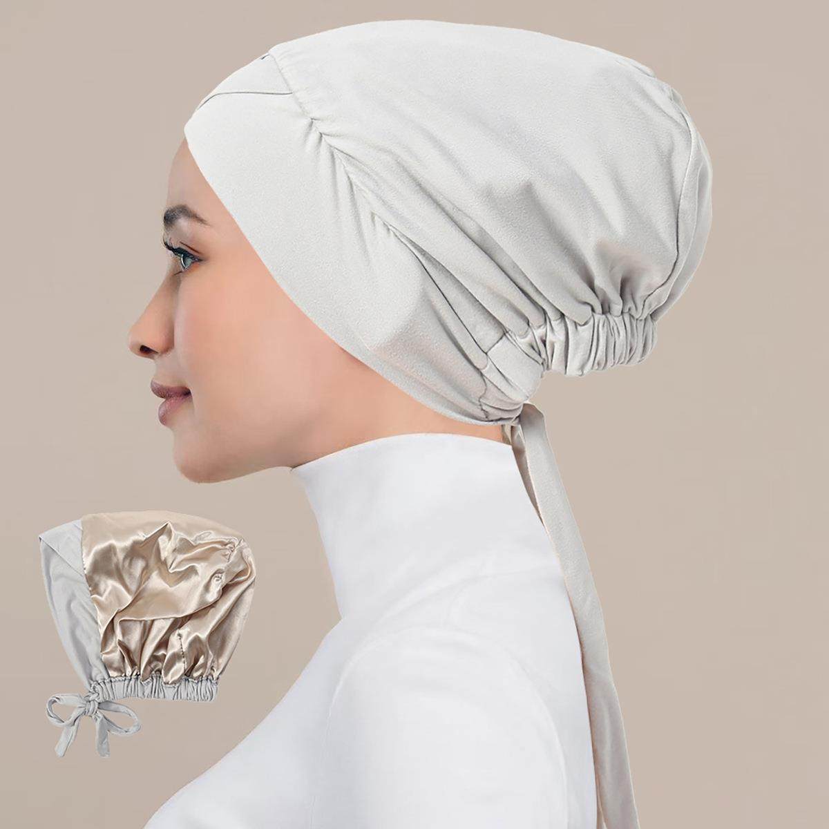 新款多色色丁里布系绳头巾帽抽绳打底帽额头交叉绑带套头帽,服饰配件/皮带/帽子/围巾,帽子,淘宝优惠券,粉丝福利购,淘宝优惠卷