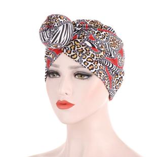 2019新款民族风大球球头巾帽子 甜甜圈时装配饰帽 帽子