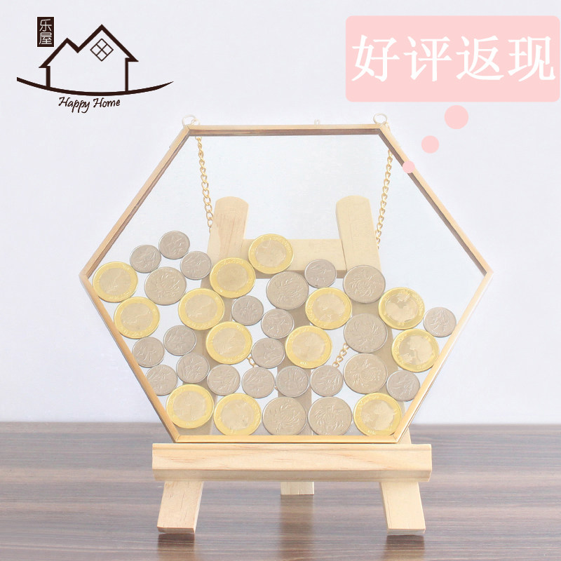 圆形硬币展示相框新房软装现代家居摆件玄关装饰开业礼品钱币收集