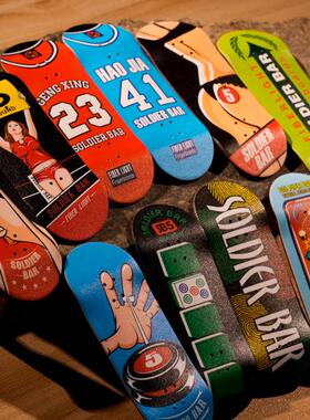 翻team正品专业枫木SB5复刻系列手指滑板创意男女儿童玩具潮礼物