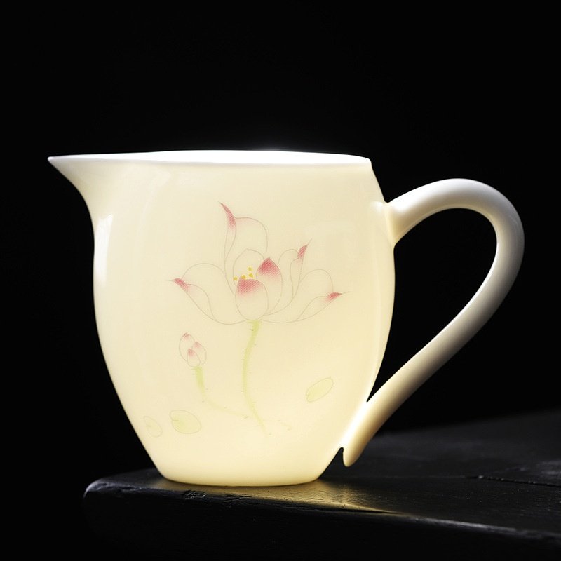 羊脂玉瓷美人公道杯德化白瓷陶瓷茶海分茶器功夫茶具匀茶杯分茶器,餐饮具,茶海,淘宝优惠券,粉丝福利购,淘宝优惠卷