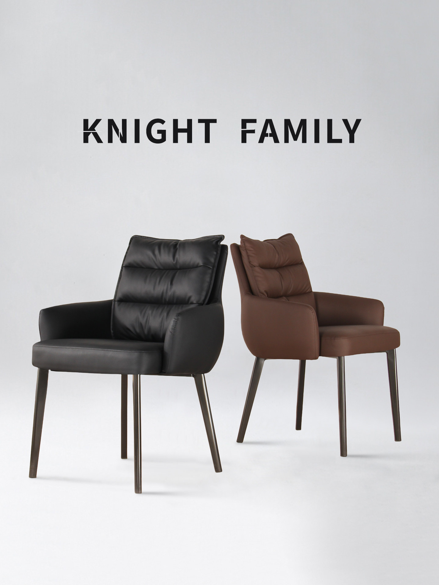 Italian dining chair, home mahjong chair, light luxury, high-end chess and card room, soft bag, long-term sitting comfortable chair, restaurant negotiation chair
