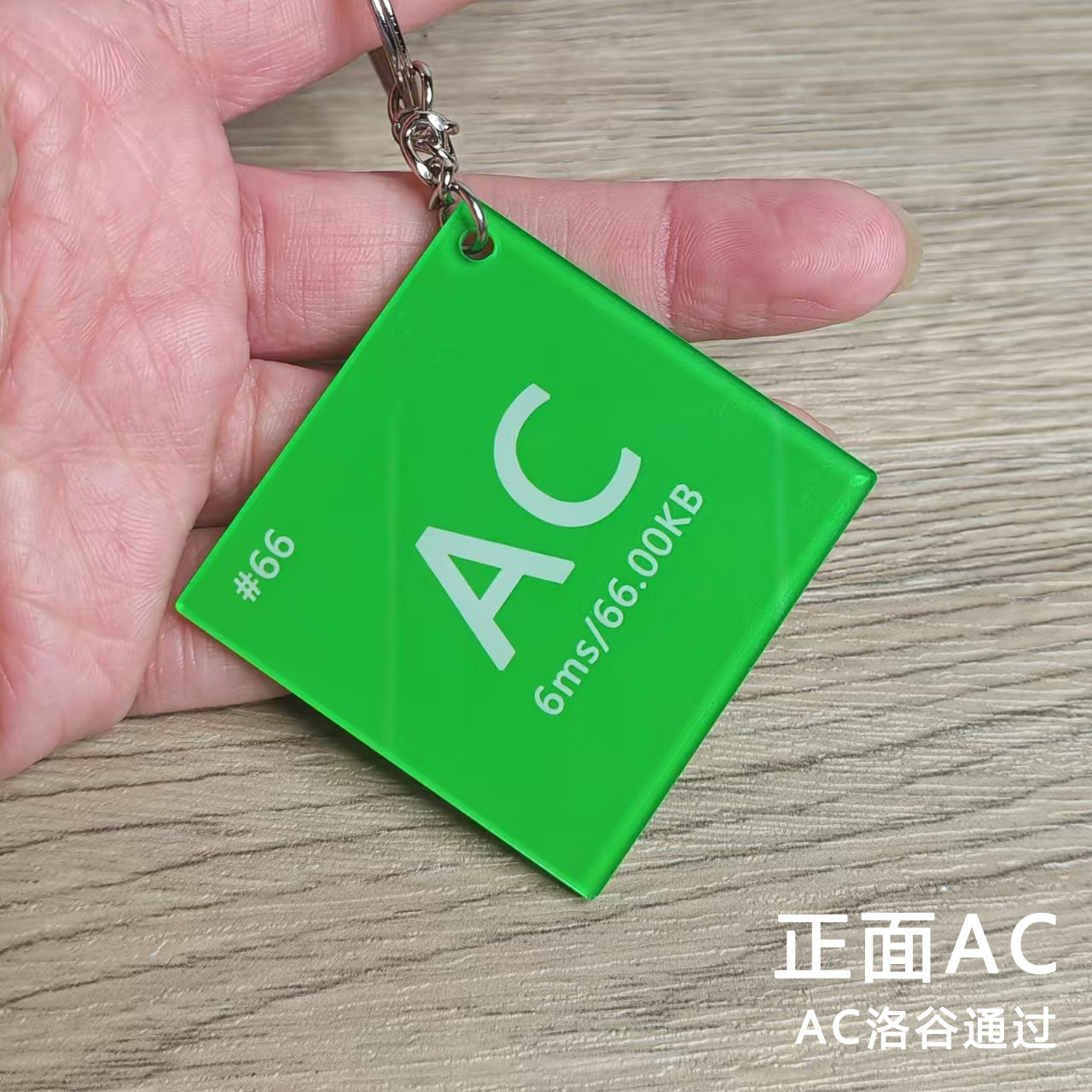 洛谷AC信奥生编程纪念包挂件图片