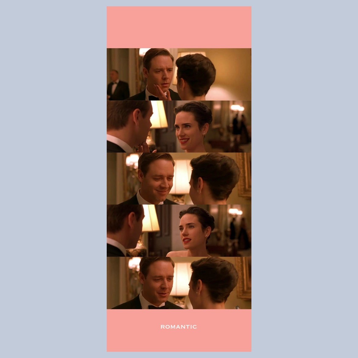 美丽心灵电影书签詹妮弗康纳利罗素克劳电影海报约翰纳什博弈论