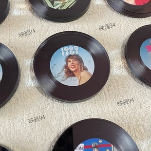 仿黑胶唱片冰箱贴泰勒斯威夫特周杰伦陈奕迅王菲五月天孙燕姿