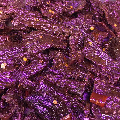 湖南特产 正宗俏乡公酱牛肉 株洲俏乡公卤辣店牛肉干 特辣半斤