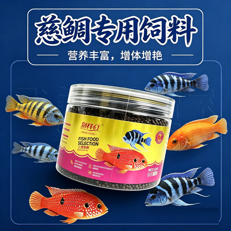 别样红三湖慈鲷鱼饲料