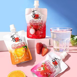 喜之郎吸的果冻荔枝葡萄味果冻儿童休闲解馋小吃办公室下午茶零食