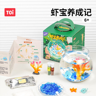 TOI图益科学小实验套装虾宝养成记孵化养殖观察盒小学生玩具礼物