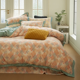 秋冬加厚暖融绒四件套秋冬保暖牛奶绒被套宝宝绒床上用品法莱绒