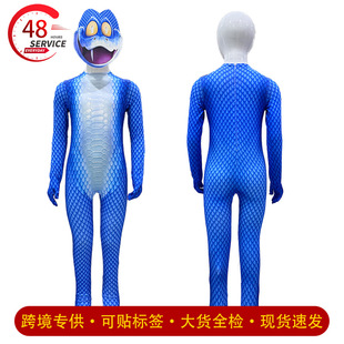 疯狂动物城2蛇盖瑞cos服连体衣套装 儿童圣诞节舞台表演Gary蛇扮演