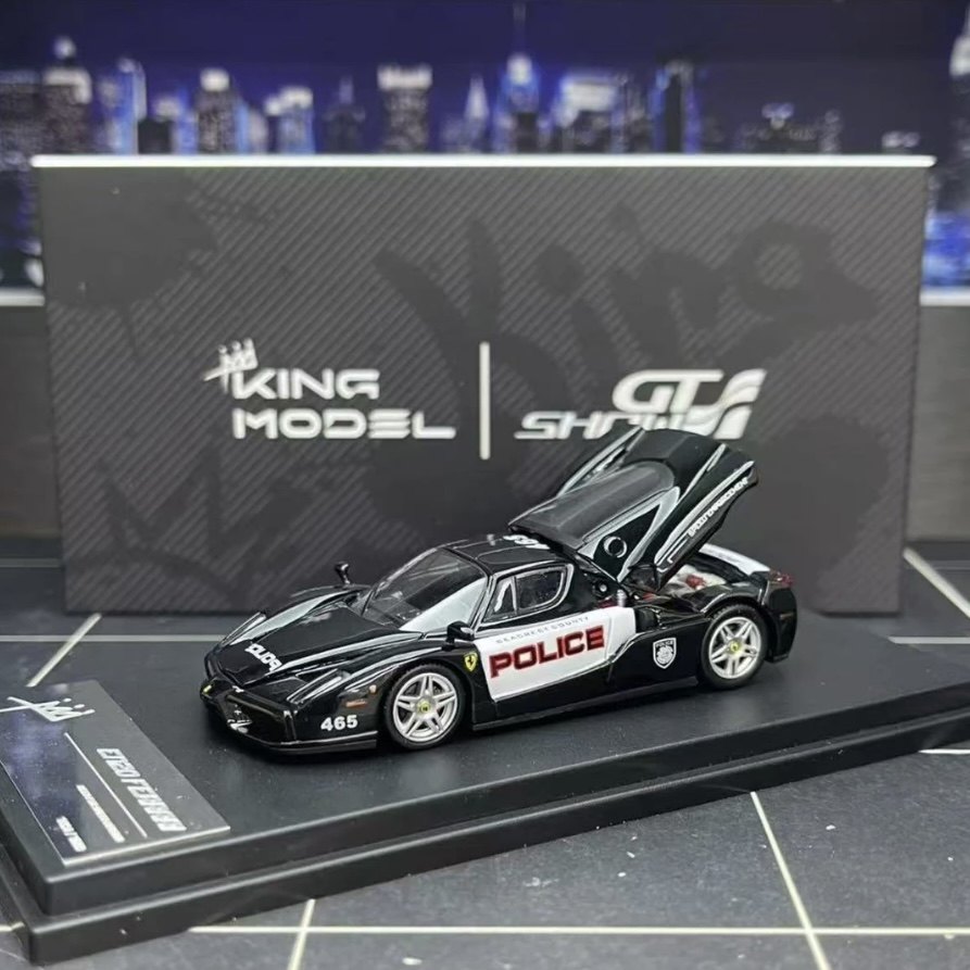 【李先生】GT Show限定KM 1:64 法拉利恩佐enzo 开后盖 汽车模型