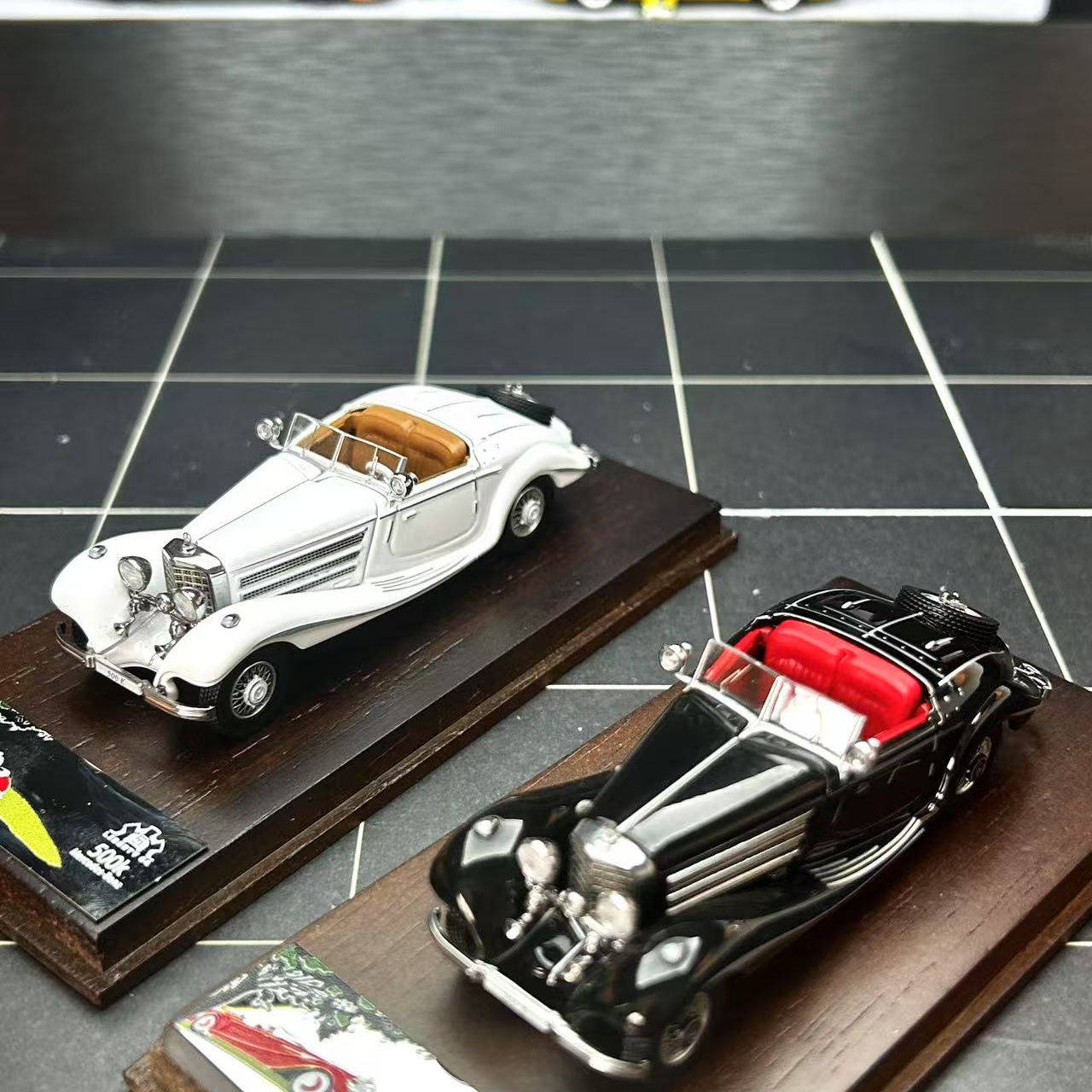 【李先生】Liberty 1:64 奔驰Benz500K 敞篷古董车汽车模型