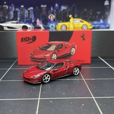 【李先生】BBR 1:64 法拉利 Ferrari 296 GTB红色合金汽车模型