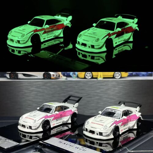 【李先生】SW 1：64保时捷911 RWB 993合金限量收藏汽车模型