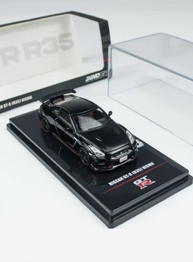 【李先生】INNO 1:64 NISSAN GTR R35 黑色 合金汽车模型