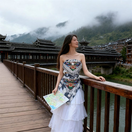 新款苗族服装女套装民族风