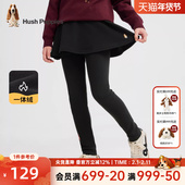 儿童裤 暇步士童装 子 2025秋冬新款 大童加绒加厚长裤 女童裙式 打底裤