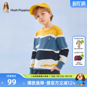 儿童套头毛衣女宝宝休闲迷彩线衣潮 春秋新款 暇步士童装 男童针织衫